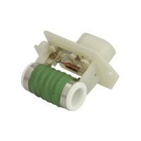Predradený odpor, elektromotor (ventilátor chladiča)